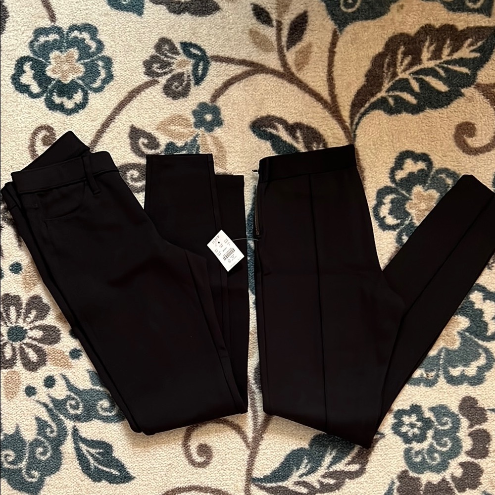 J. Crew Black Gigi Pants two pairs